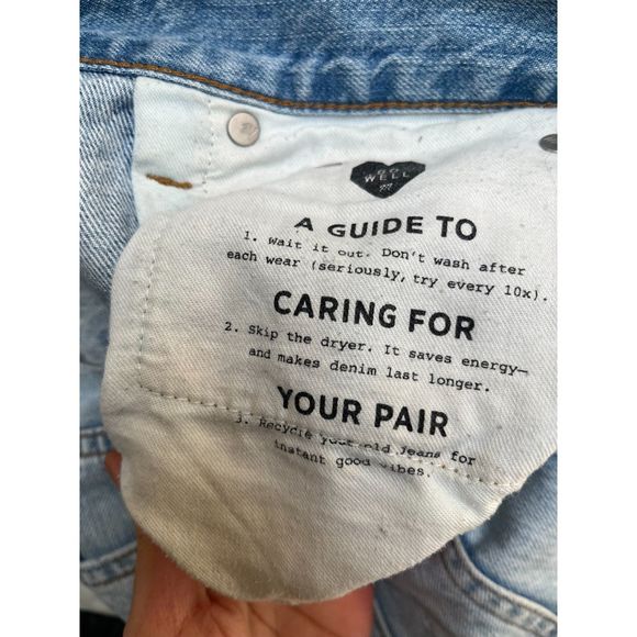 Madewell The Perfect Vintage High Waist Rise 100% Cotton Stone Washed Jeans 27 - Picture 6 of 11